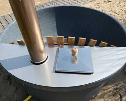 Afdekplaat kachel RVS - nog sneller warm