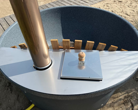 Afdekplaat kachel RVS - nog sneller warm